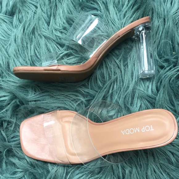 TOP Moda Shoes - Clear high heels - New in box! Multiple sizes